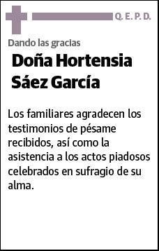 SAEZ GARCIA,HORTENSIA
