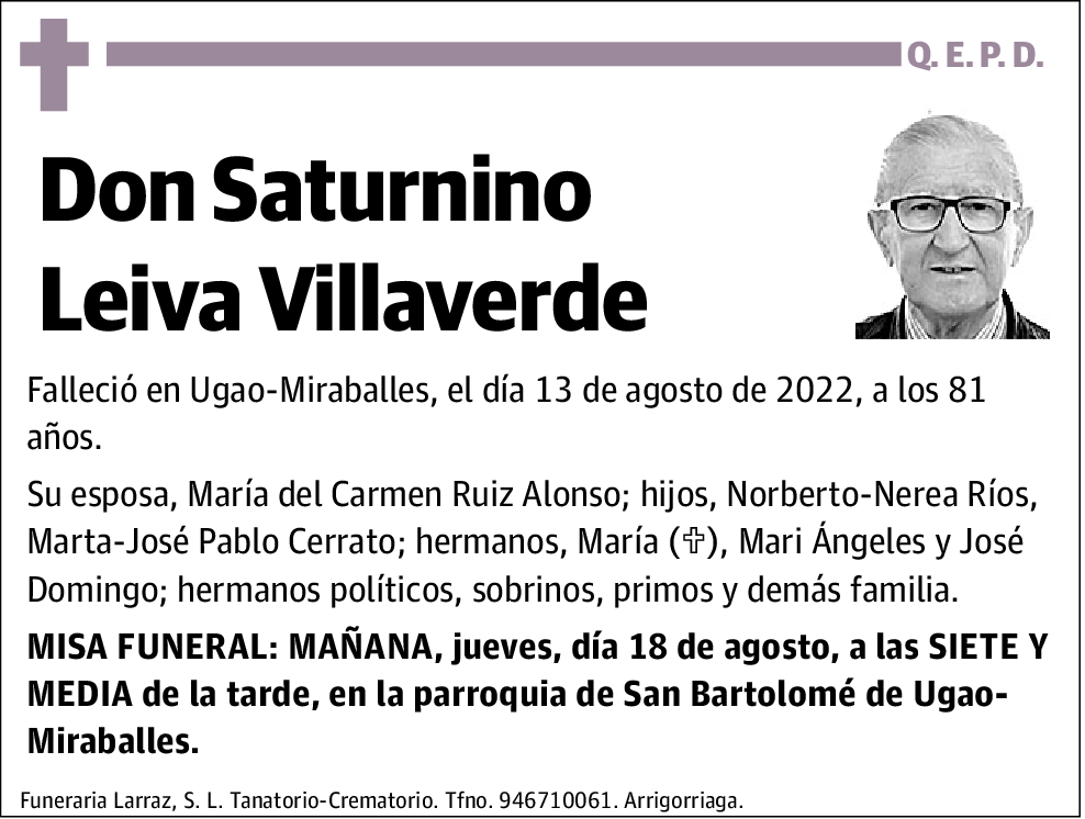 Saturnino Leiva Villaverde