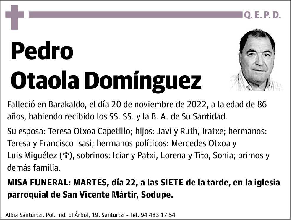 Pedro Otaola Domínguez