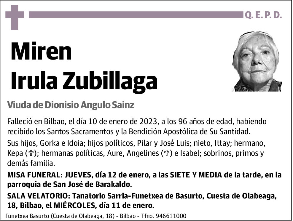 Miren Irula Zubillaga