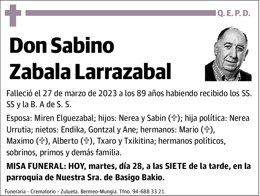 Sabino Zabala Larrazabal