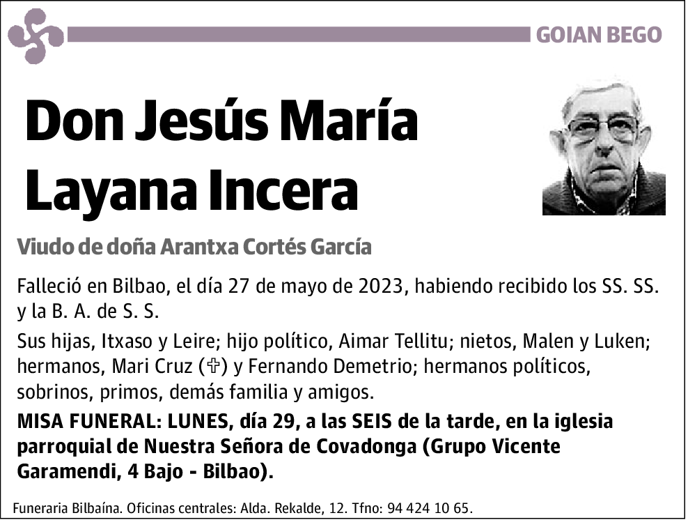 Jesús María Layana Incera