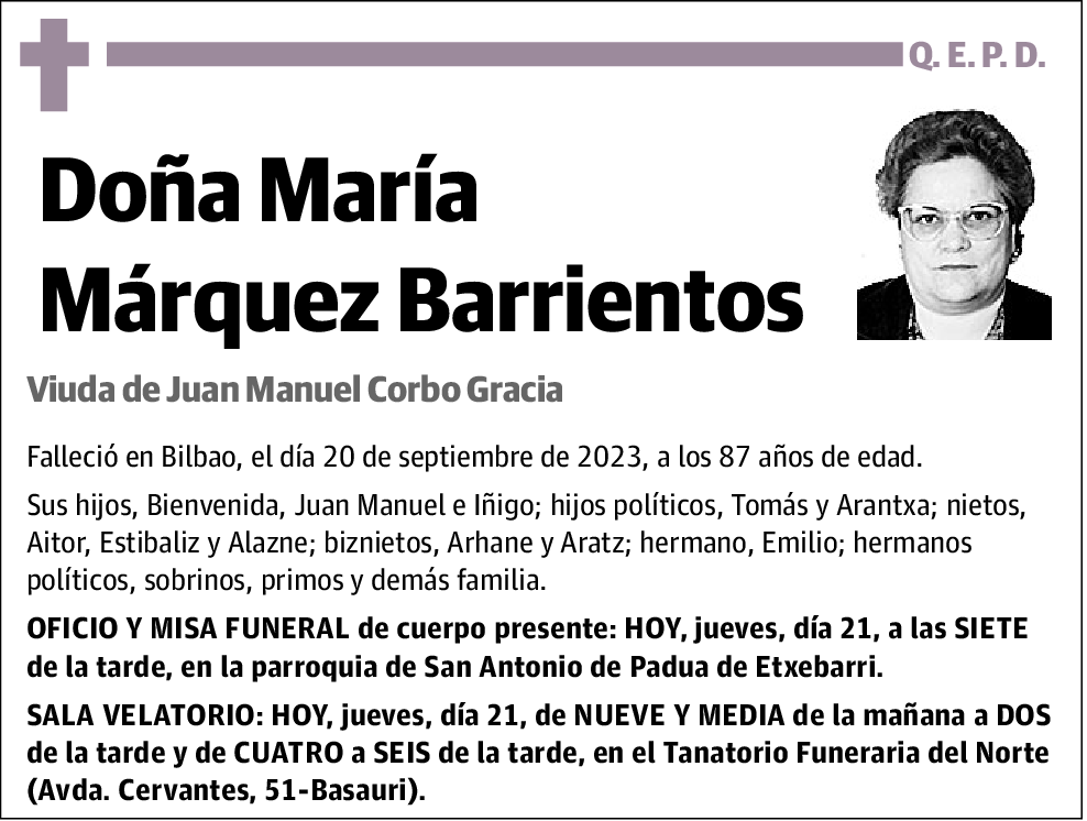María Márquez Barrientos