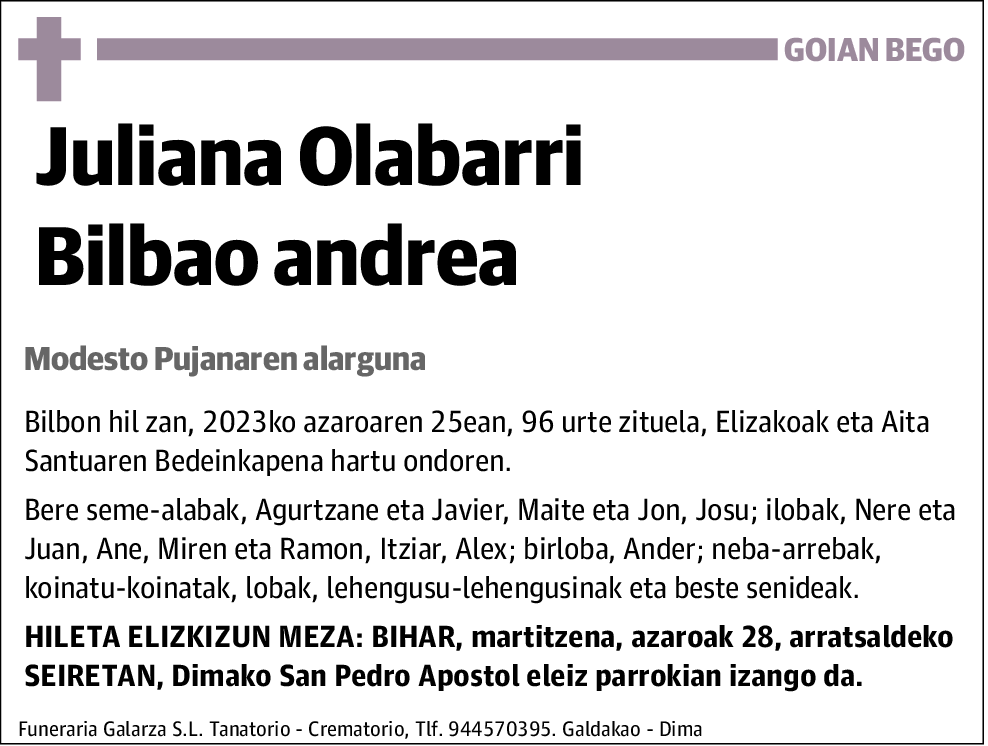 Juliana Olabarri Bilbao