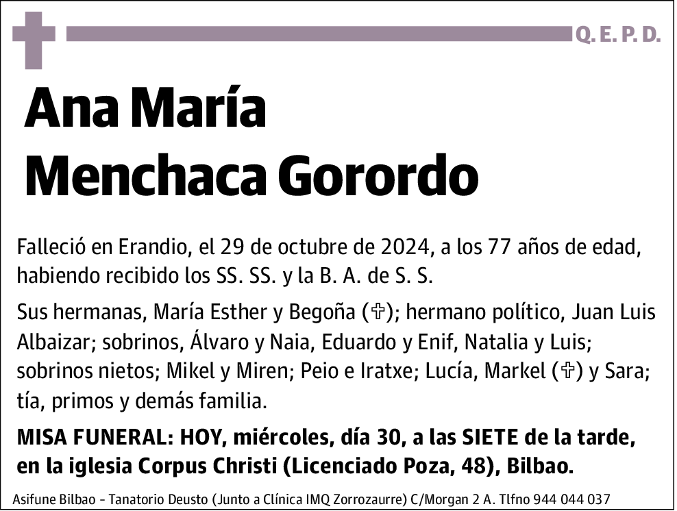 Ana María Menchaca Gorordo