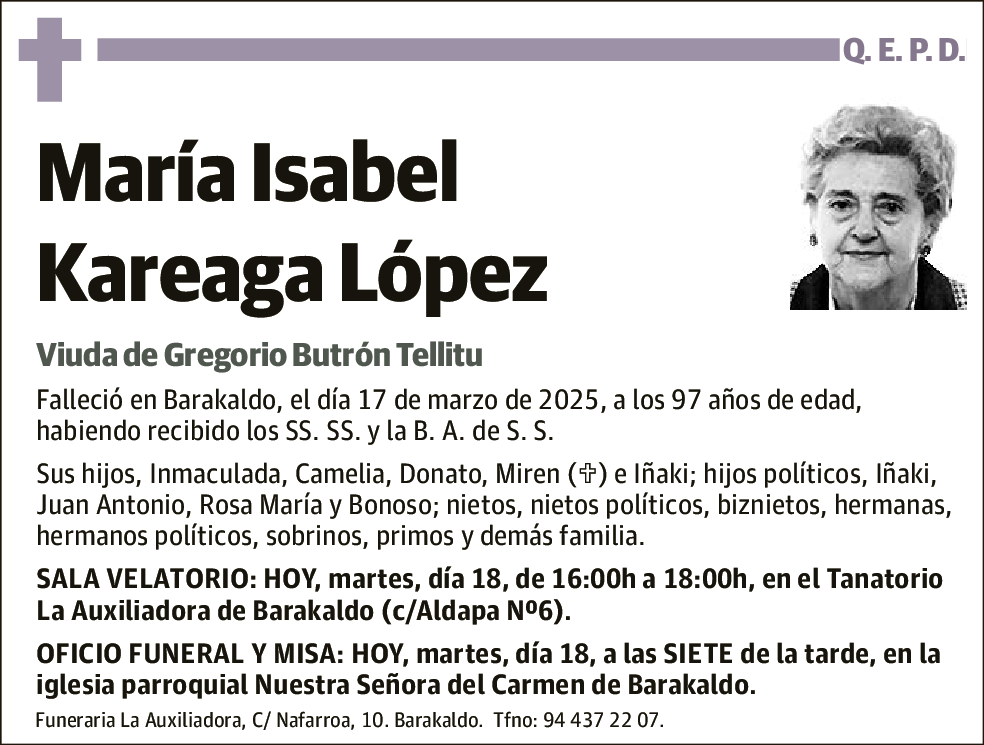 María Isabel Kareaga López