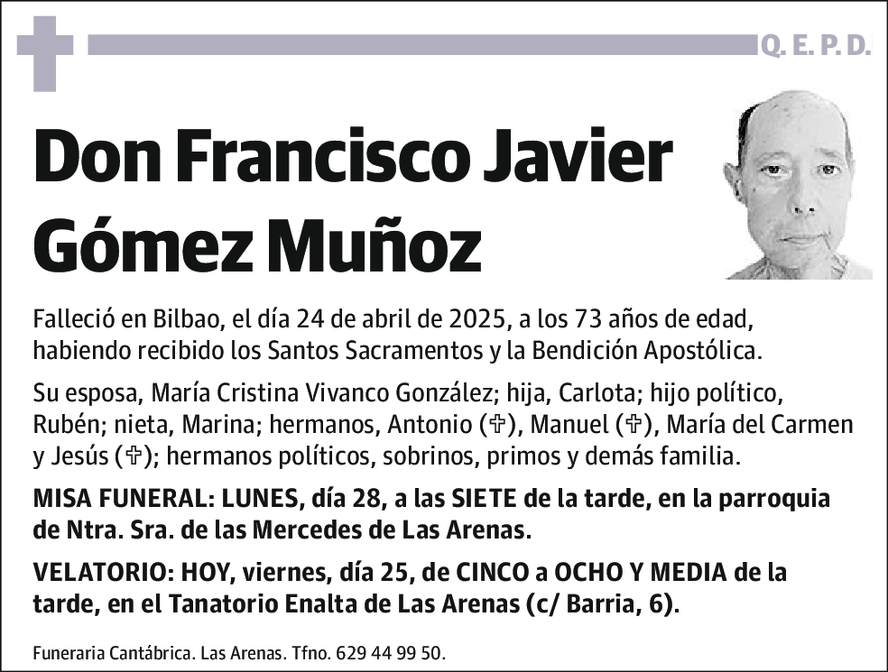 Francisco Javier Gómez Muñoz
