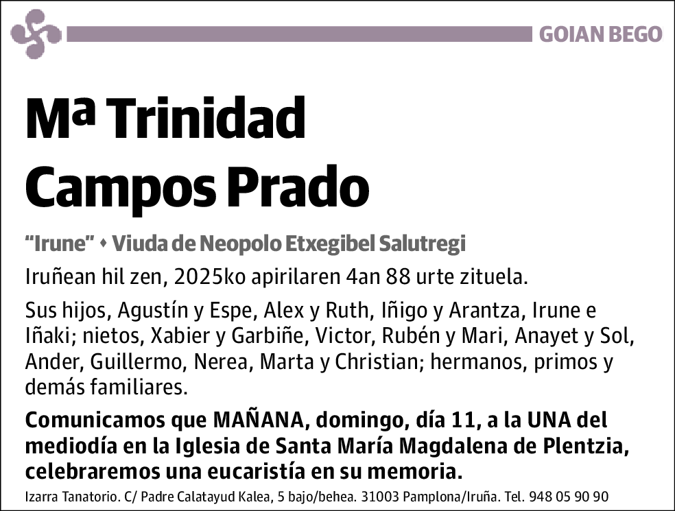 Mªtrinidad Campos Prado